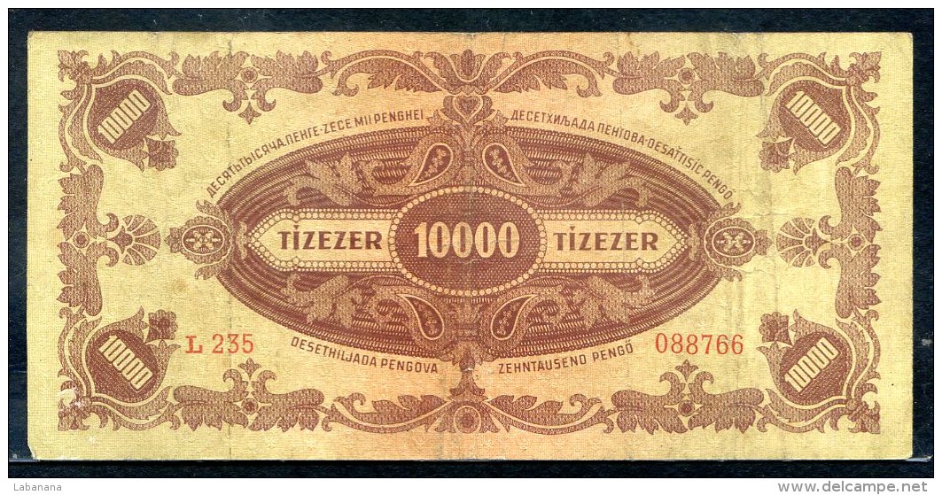 455-Hongrie Billet De 10 000 Pengo 1945 L245 - Hungary