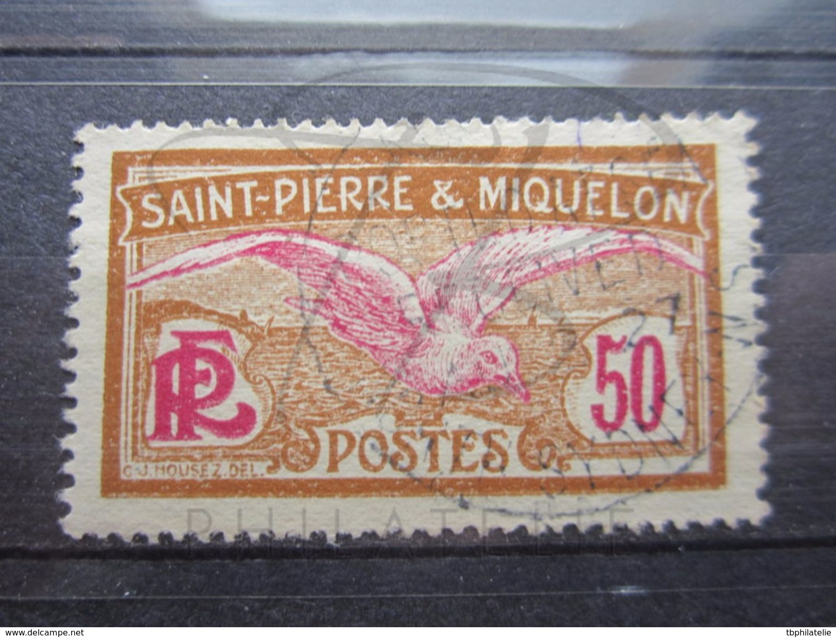 VEND TIMBRE DE SAINT-PIERRE ET MIQUELON N° 115 , OBLITERATION " NORTH SYDNEY " !!! - Used Stamps