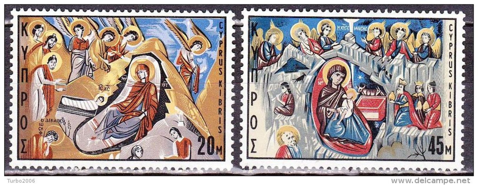 CYPRUS 1969 Christmas MNH Set Vl. 150 / 151 - Nuovi