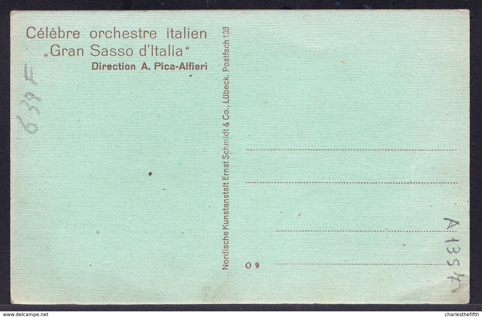 CELEBRE ORCHESTRE ITALIEN " GRAN SASSO D' ITALIA " Direction A. PICA - ALFIERI --- Rare !!! - Chanteurs & Musiciens