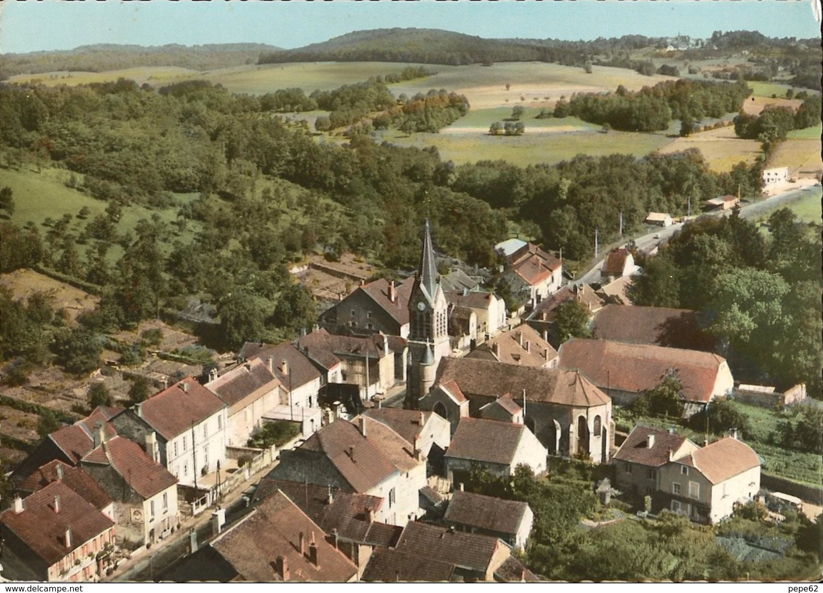Longeau-vue Aérienne-cpsm - Le Vallinot Longeau Percey