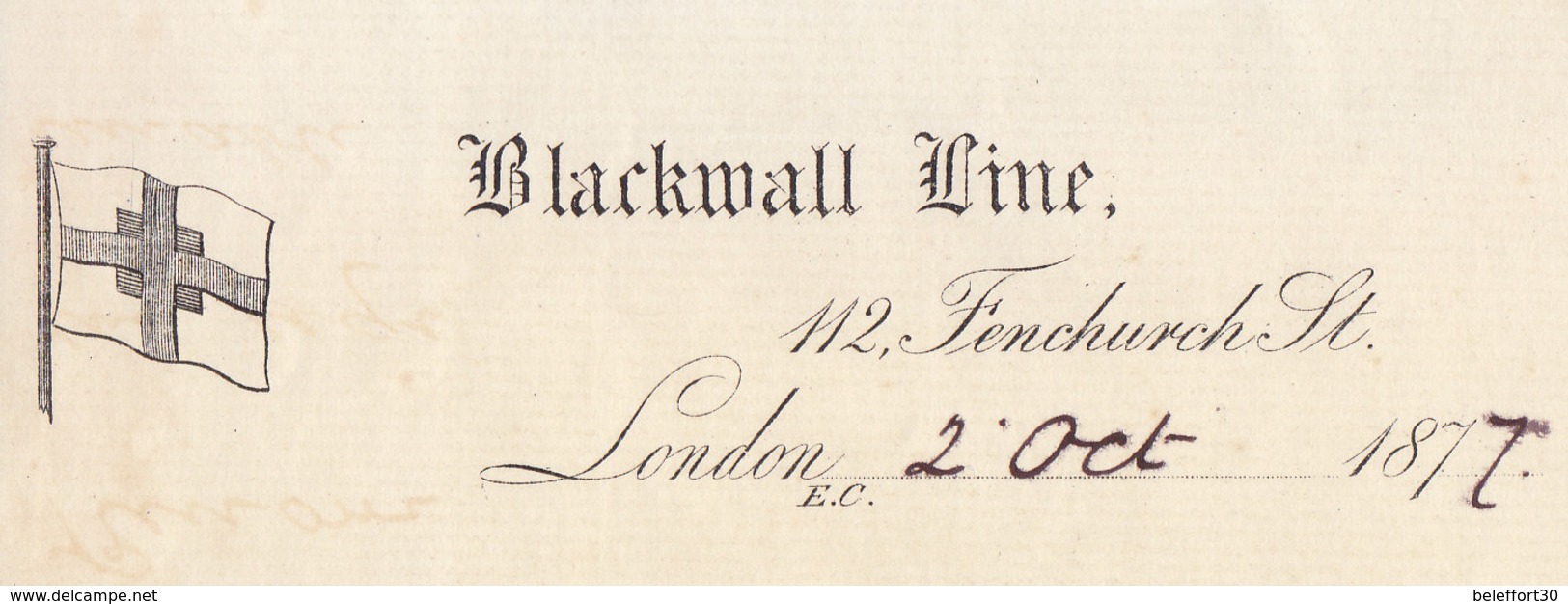 London, Blackwall Line, 1877 - Ver. Königreich