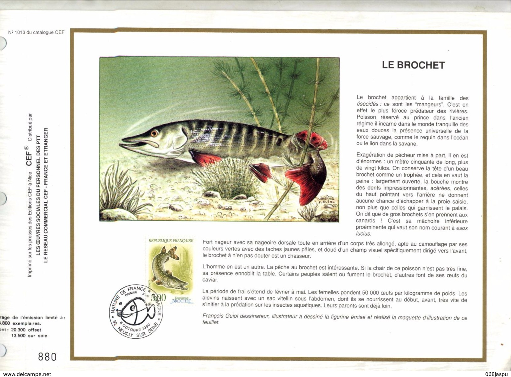 Document Fdc Neuilly Brochet - 1990-1999