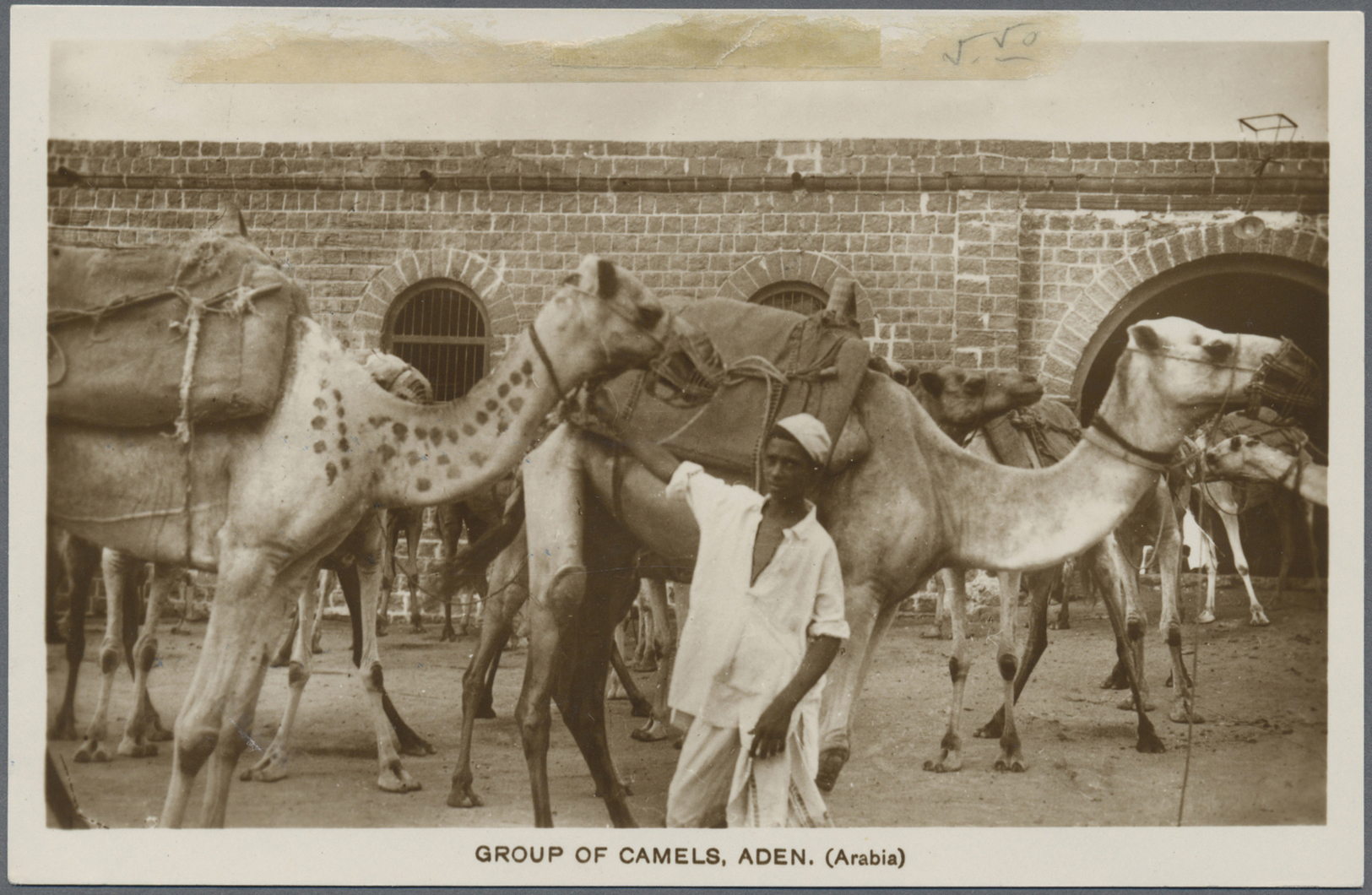 Br Aden: 1938 KHORMAKSAR: Picture Postcard (Aden Photo) Used Locally And Franked Insufficiently By Dhow ½a. Green Only, - Yémen