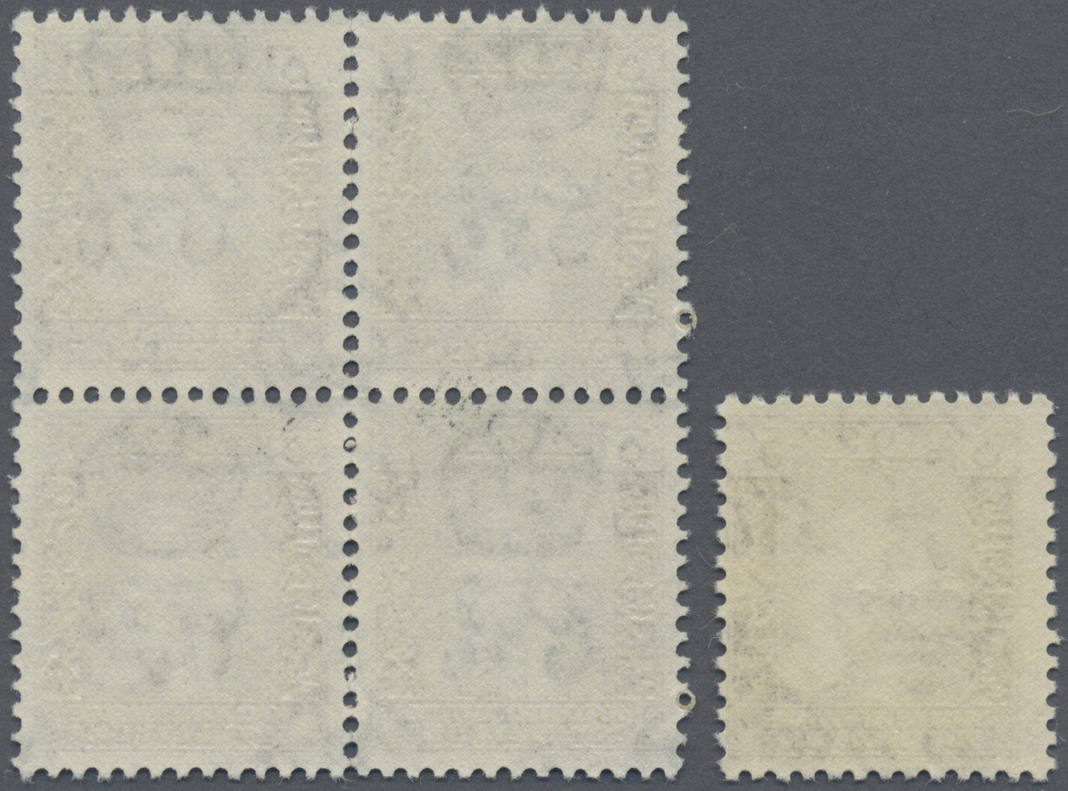 ** Aden - Kathiri State Of Seiyun: 1966, Sultan Hussein 5c. Dark Brown With Overprint Varieties Incl. Single Stamp With - Yémen