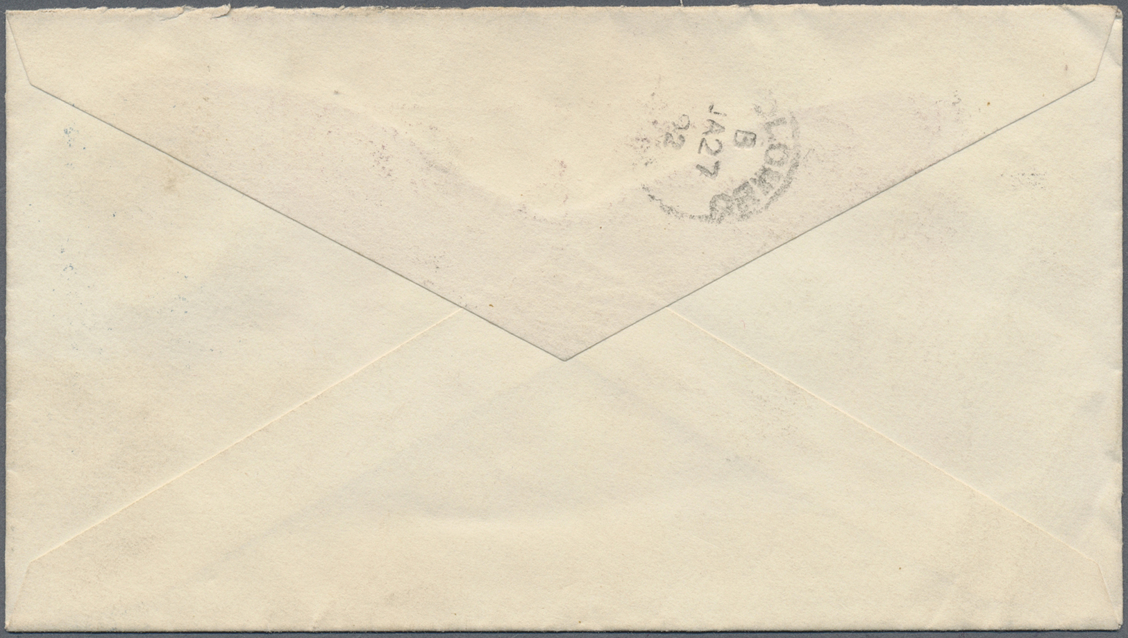 Br Ceylon / Sri Lanka: 1892. Ceylon Postal Stationery Envelope 'Five Cents' Grey Upgraded With SG 203, Two Cents On 4c R - Sri Lanka (Ceylon) (1948-...)