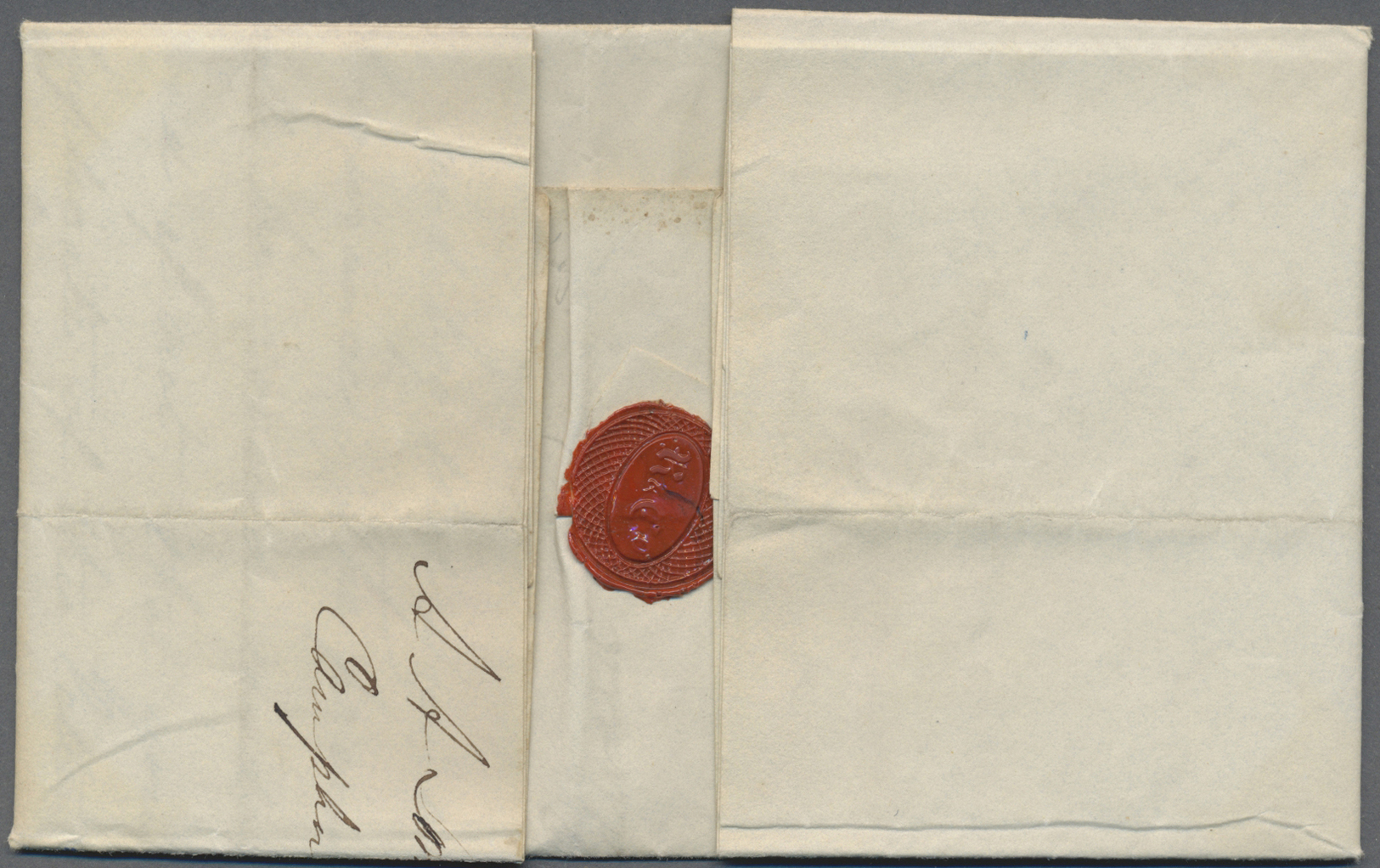 Br China: 1839, Canton: Entire Folded Letter W. Dateline "Canton October 1th 1839" Endorsed "p. Talbot" Rated In Manuscr - Other & Unclassified