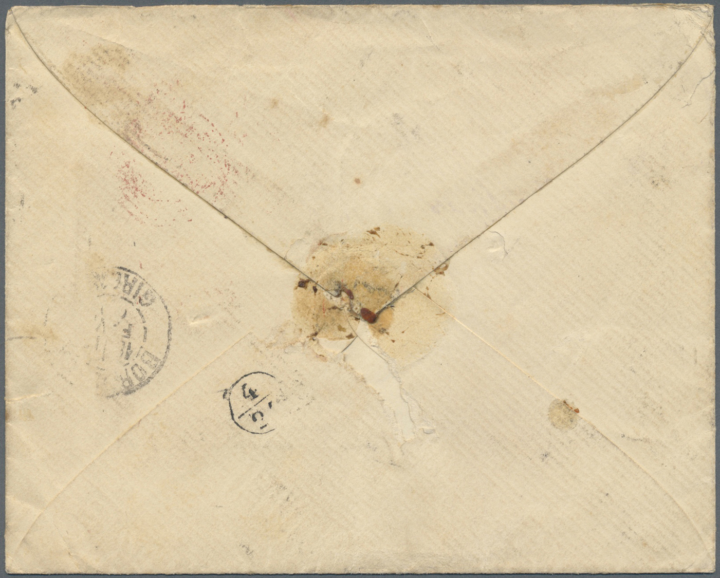 Br China: 1900. Registered Envelope (small Faults On Reverse) Addressed To France Bearing Chinese Imperial Post SG 113, - Autres & Non Classés