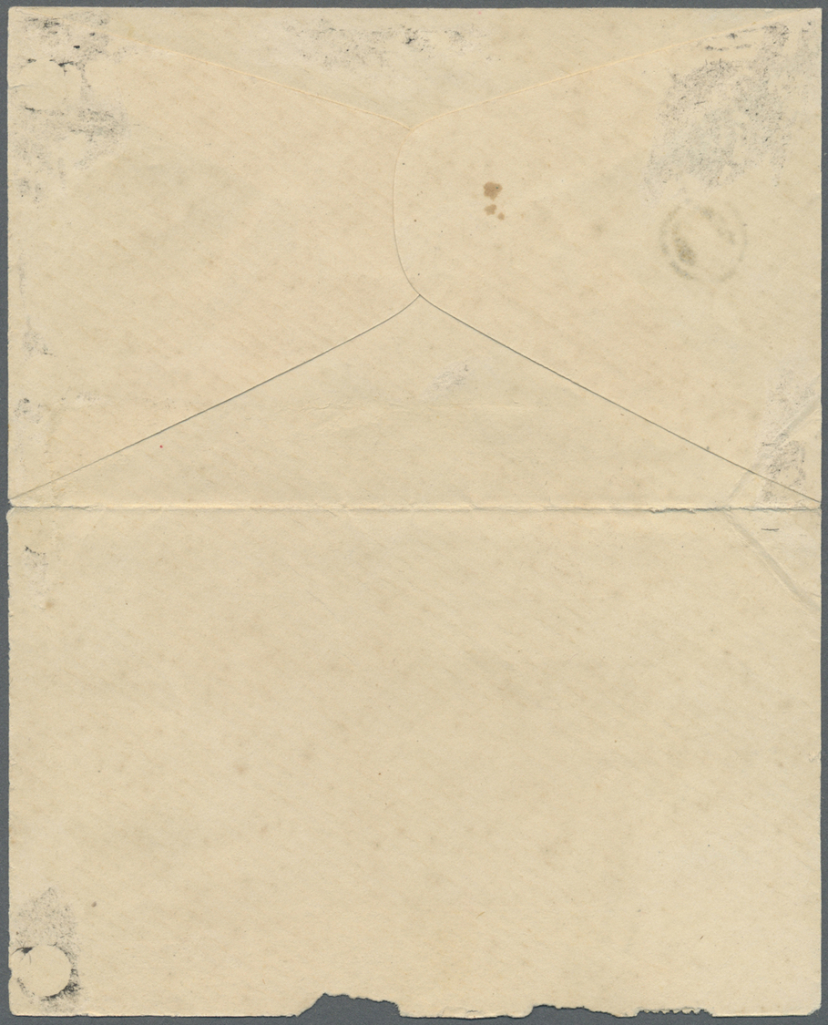 Br China - Shanghai: 1898. Envelope (opened For Display/small Faults) Addressed Locally Bearing Chinese Imperial Post SG - Other & Unclassified