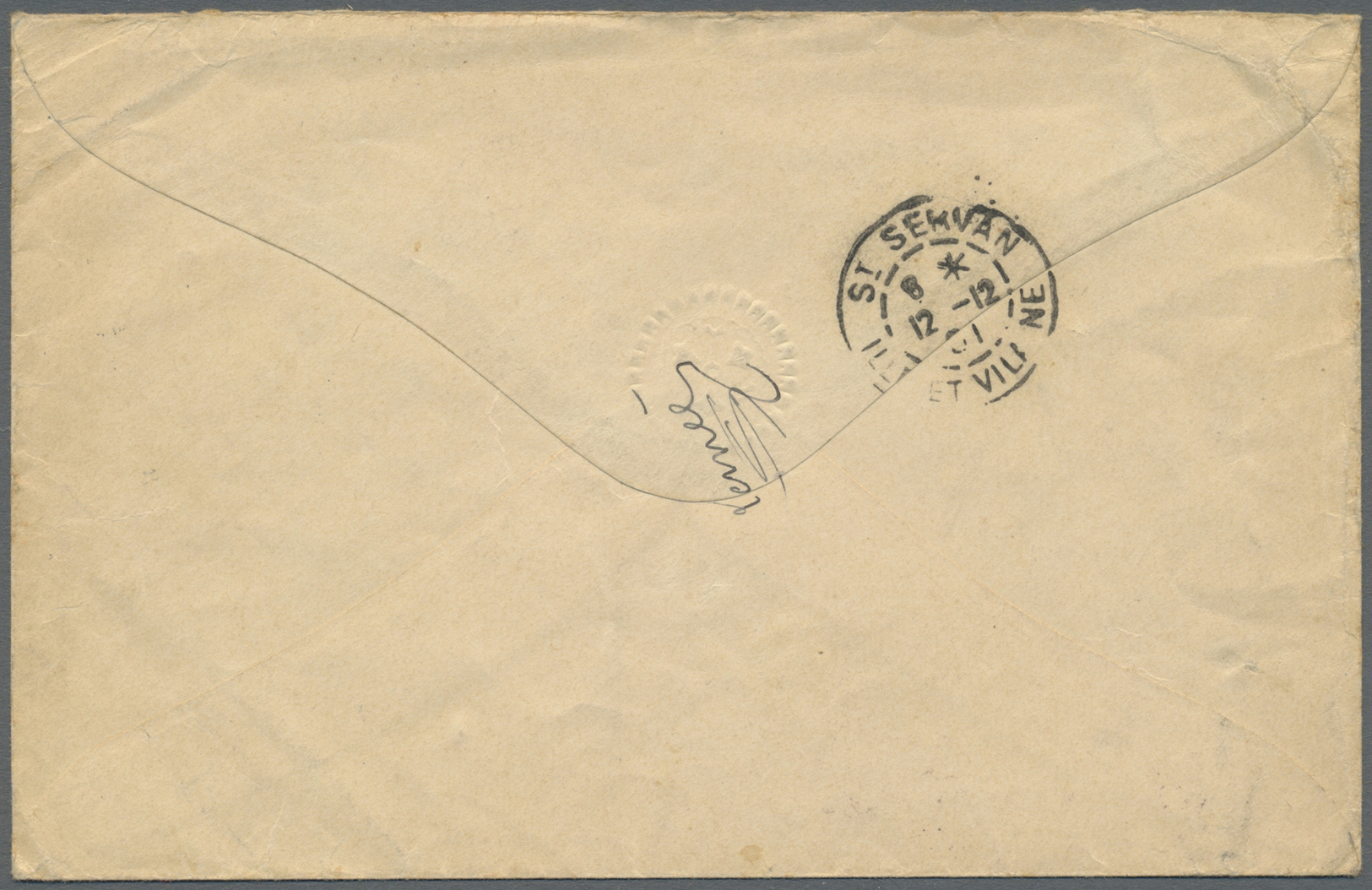 Br China - Fremde Postanstalten / Foreign Offices: 1901: 4. French Military In China 1901. Clean Unstamped Cover From A - Other & Unclassified