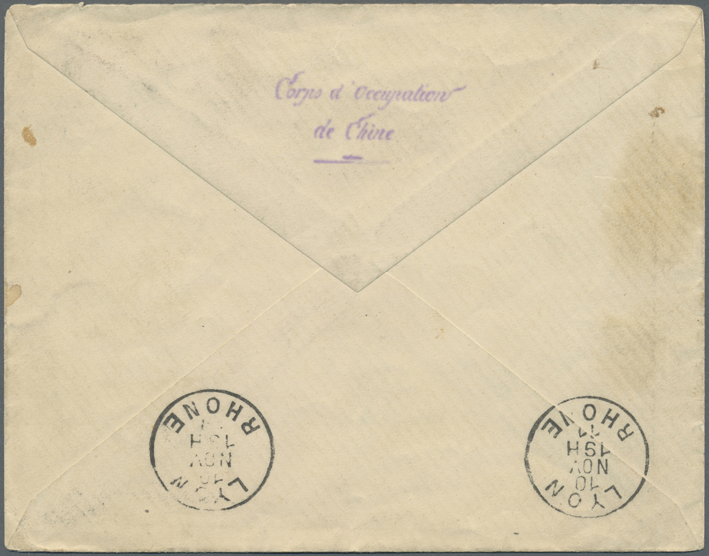 Br China - Fremde Postanstalten / Foreign Offices: French Offices, 1911. Envelope Addressed To France Bearing French Chi - Autres & Non Classés