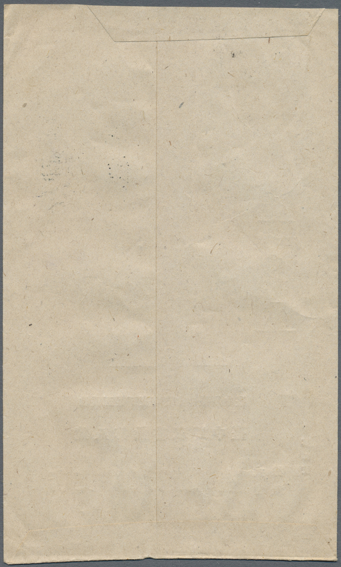Br China - Taiwan (Formosa): 1945, 10 S. Light Blue Tied "Taichung 34.11.16" To Printed Matter Envelope To Taipeh, Bank - Other & Unclassified