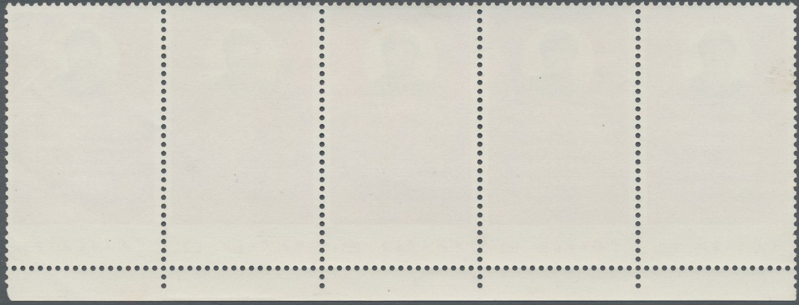 ** China - Volksrepublik: 1968, Five New Directives W10, A Bottom Margin Strip Of Five, Fold Between 4-5, Mint Never Hin - Autres & Non Classés