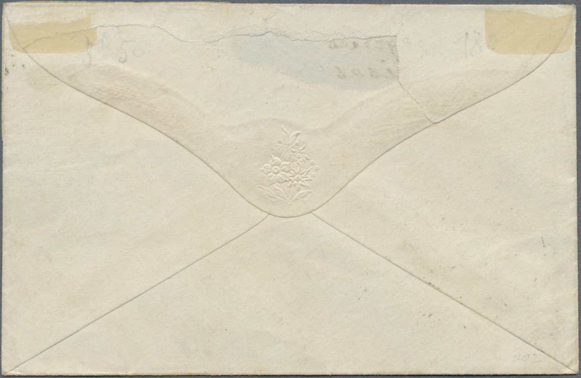 Br Französisch-Indien: 1872. Envelope Addressed To France Bearing French General Colonies Yvert 9, 30c Brown (imferf Pai - Covers & Documents