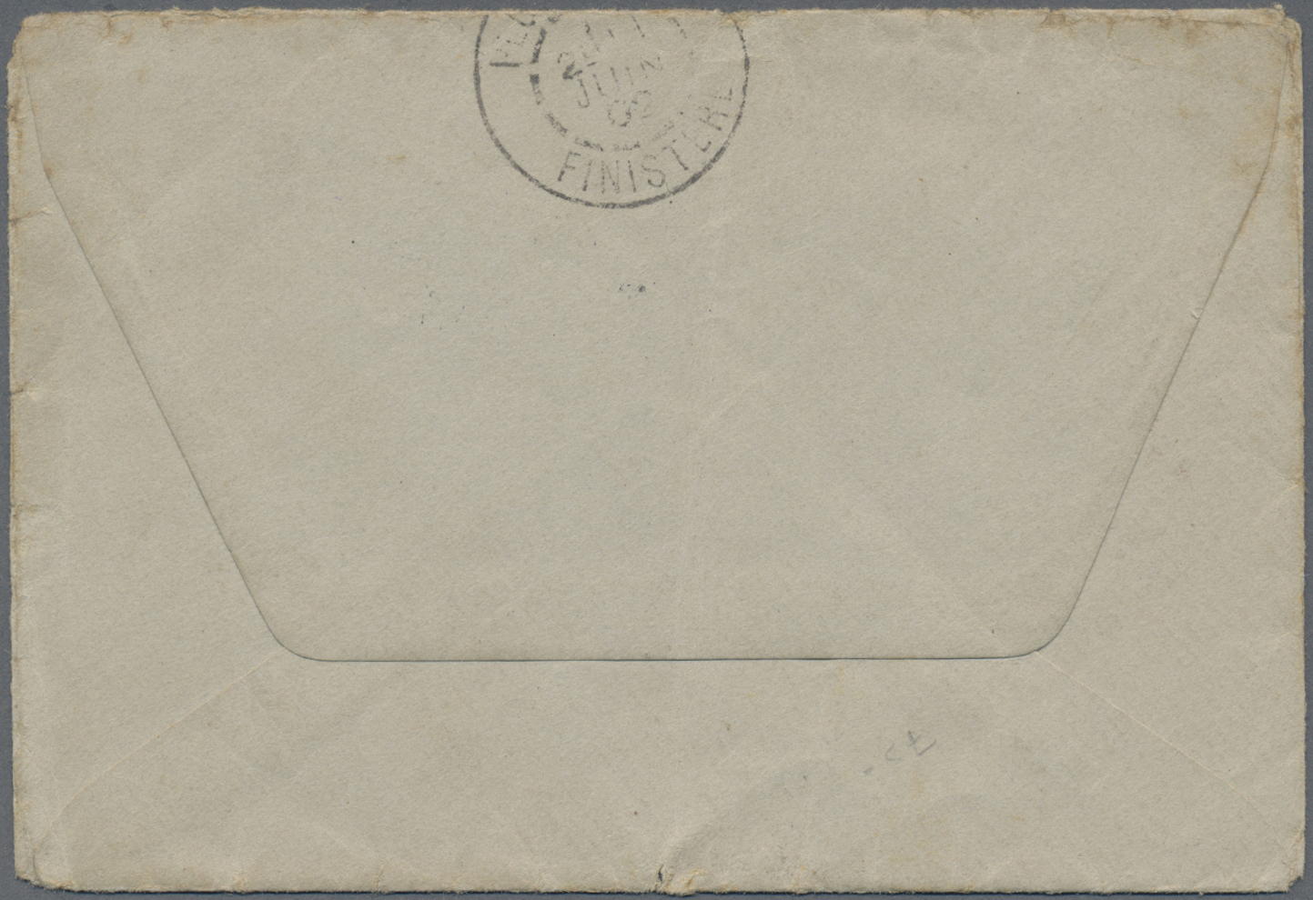 Br Französisch-Indochina: 1902. Stamp-less Envelope (vertical Fold) Addressed To France Endorsed 'Corps D'Occupation De - Covers & Documents