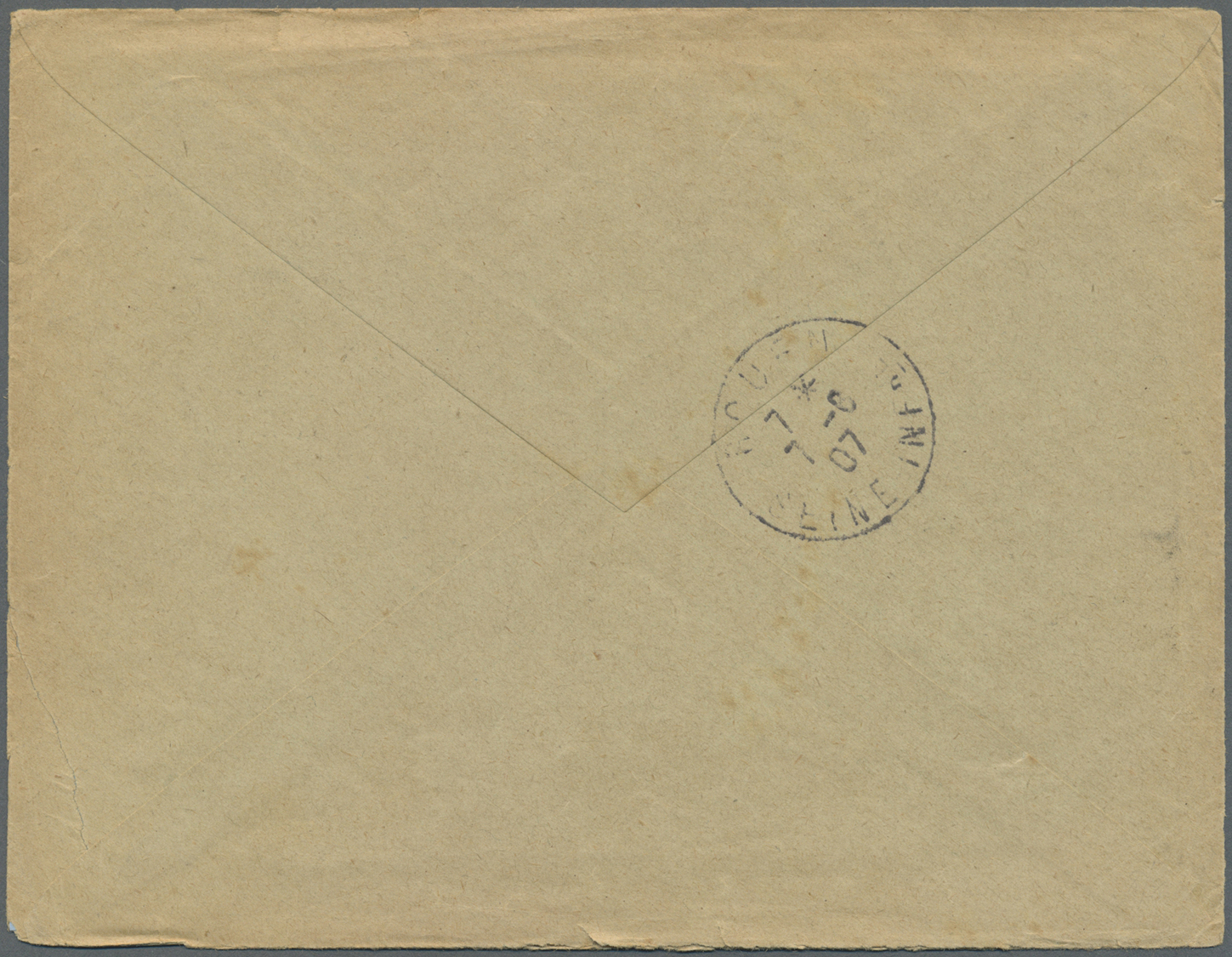 GA Französisch-Indochina - Postämter In Südchina: Kouang-Tcheou, 1907. Envelope Addressed To France Bearing SG 5, 10c Ro - Other & Unclassified