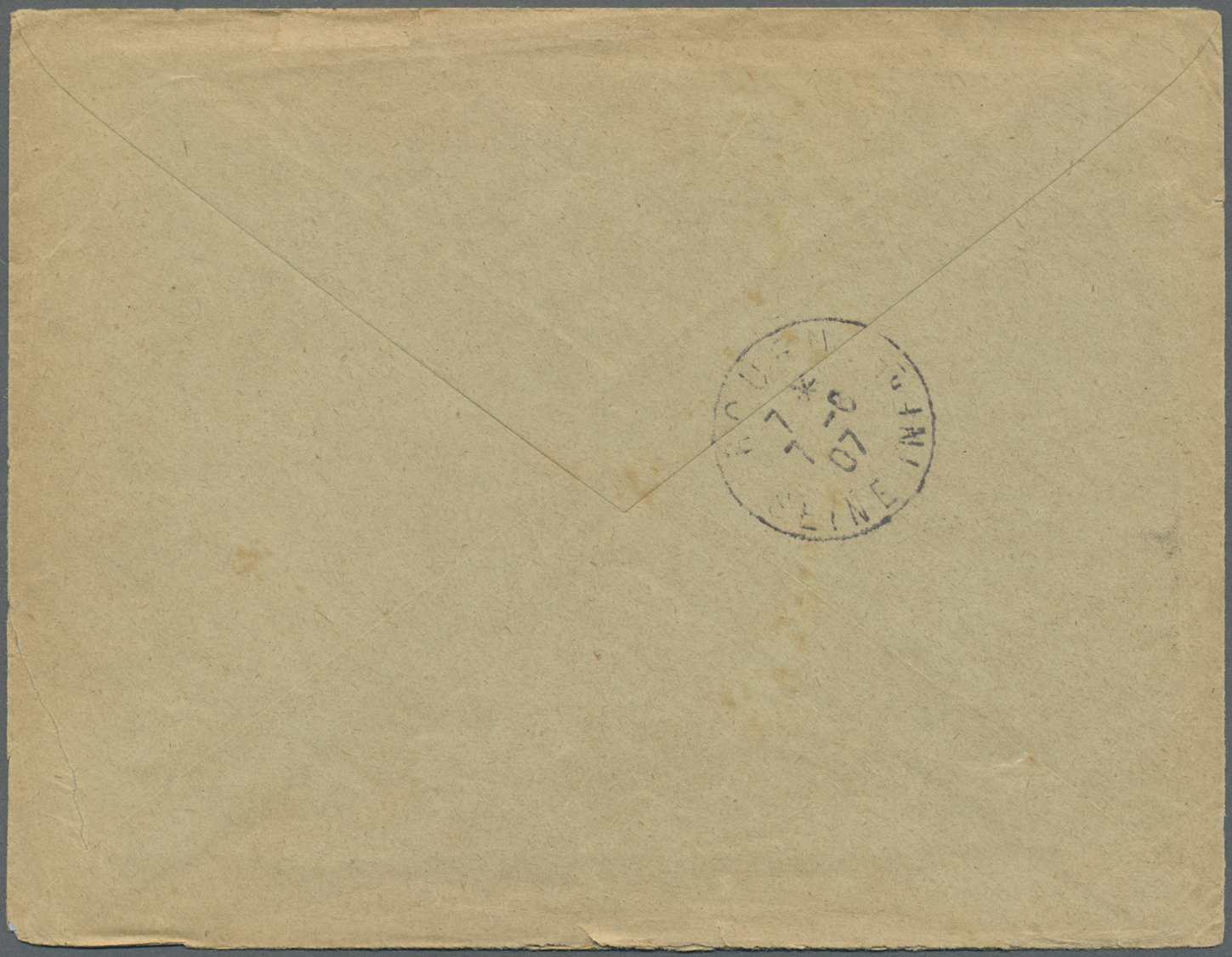 GA Französisch-Indochina - Postämter In Südchina: Kouang-Tcheou, 1907. Envelope Addressed To France Bearing SG 5, 10c Ro - Autres & Non Classés