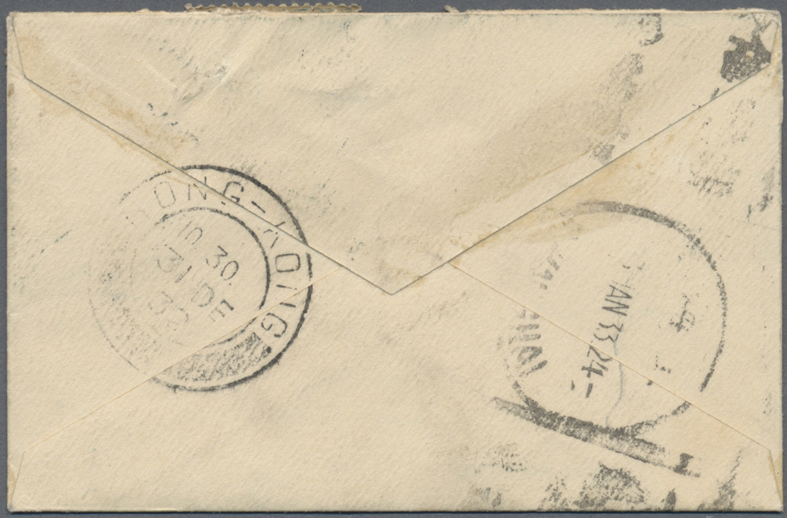 Br Französisch-Indochina - Postämter In Südchina: Kouang-Tcheou, 1932. Envelope Addressed To The French Troops In Shangh - Other & Unclassified