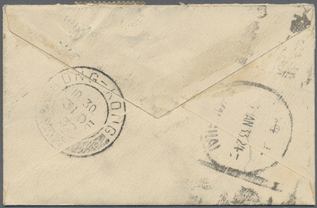 Br Französisch-Indochina - Postämter In Südchina: Kouang-Tcheou, 1932. Envelope Addressed To The French Troops In Shangh - Autres & Non Classés