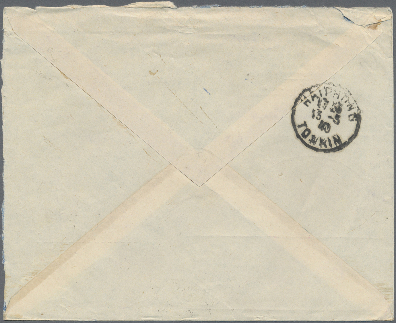 Br Französisch-Indochina - Postämter In Südchina: Kouang-Tscheou, 1940. Air Mail Envelope Addressed To Haiphong From The - Other & Unclassified