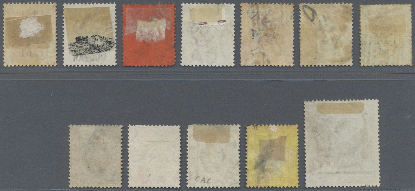 O Hongkong: 1864/1902 (ca.), Used (12) Inc. Better, Few In Mixed Condition. - Other & Unclassified
