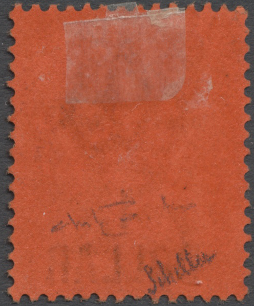 * Hongkong: 1891, $ 1 On 96 C. Purple On Red, Unused, Fresh Colour, Very Fine, Signed Scheller And Fotoattest Raybaudi 1 - Autres & Non Classés