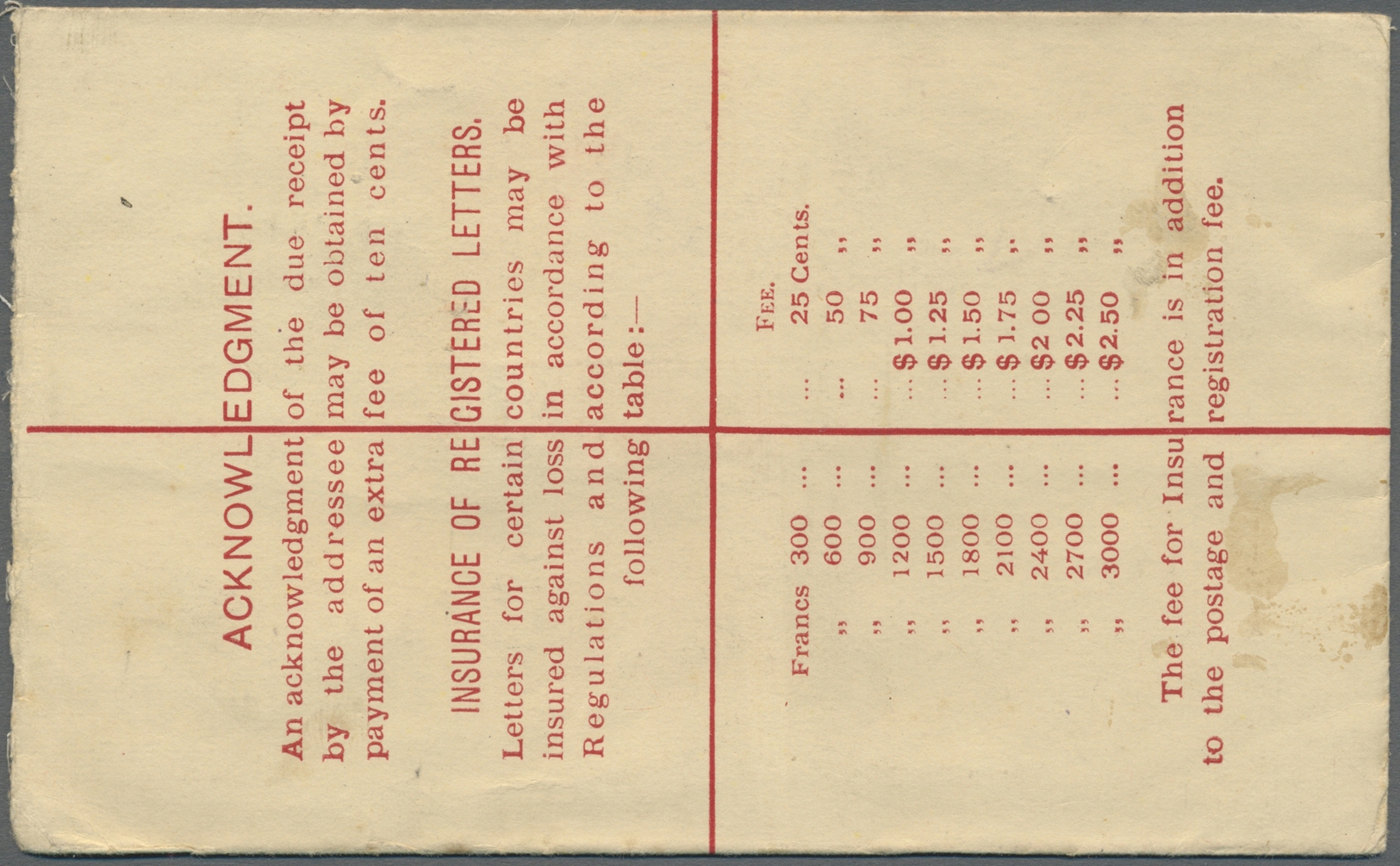 GA Hongkong - Ganzsachen: 1923. Registered Postal Stationery Envelope 10c Violet Upgraded With SG 120, 4c Carmine Tied B - Postal Stationery