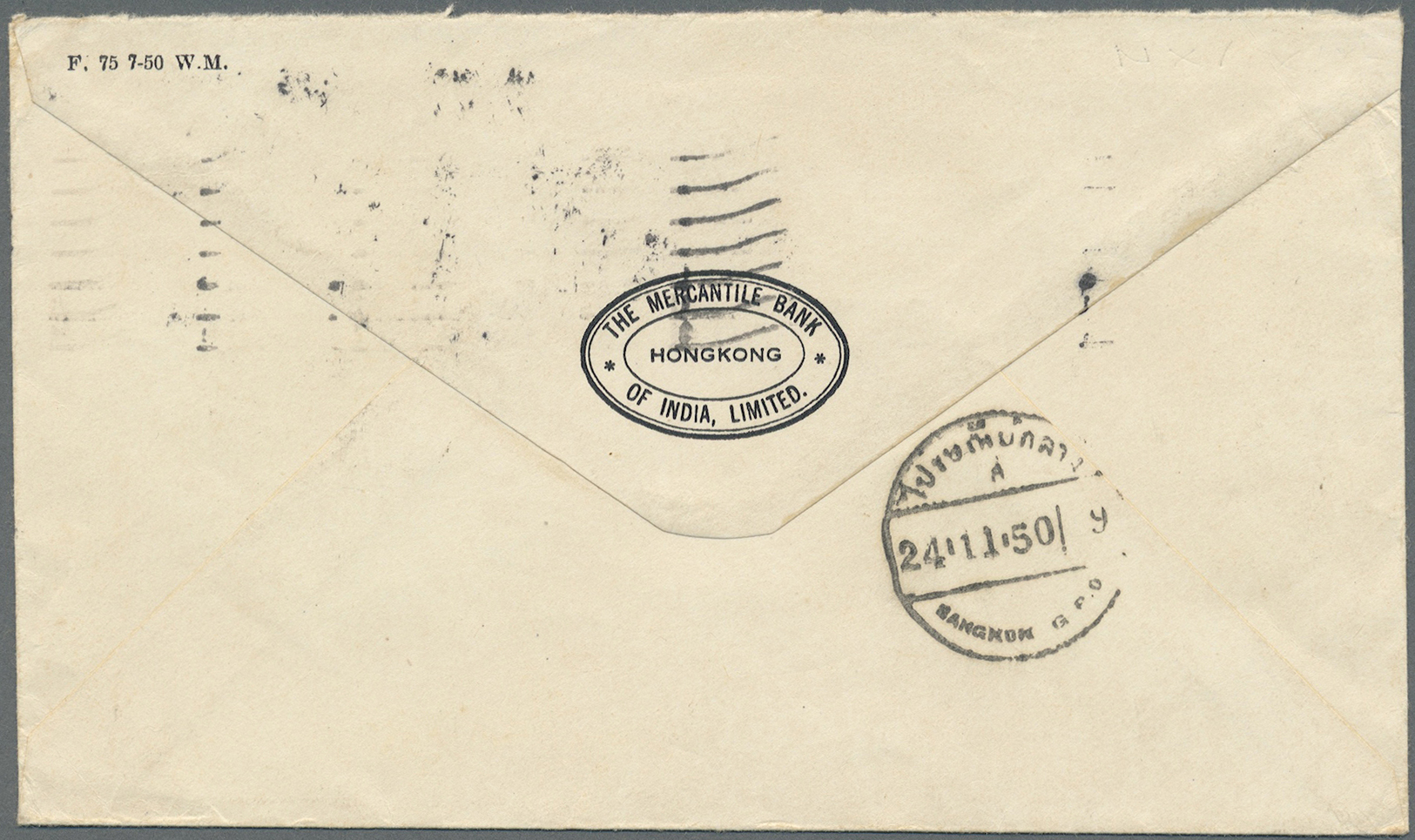 Br Hongkong - Besonderheiten: 1950/1972, underpaid taxed covers (6) inc. triangular boxed "T" (3), two-line "Return to S