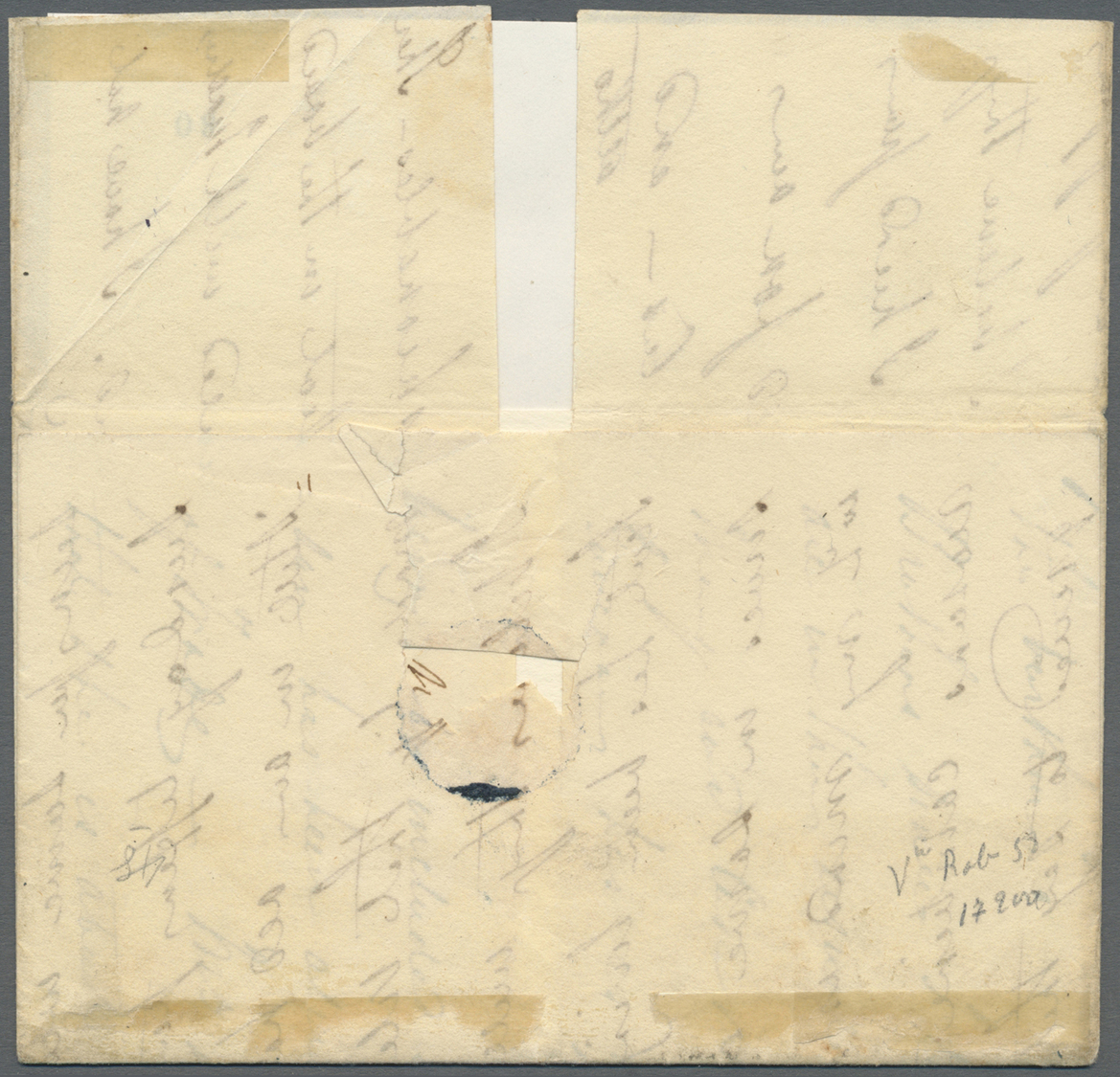 Br Indien - Vorphilatelie: 1816 MADRAS CROWN SHIP LETTER INTAGLIO HANDSTAMP: Entire Letter From Madras (30 May) To Londo - ...-1852 Préphilatélie