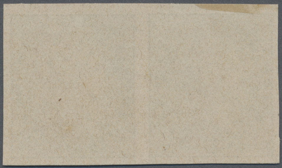 (*) Indien: 1856 QV ½a. Blue IMPERFORATE Horizontal Pair, Unused Without Gum, Fine. - Autres & Non Classés