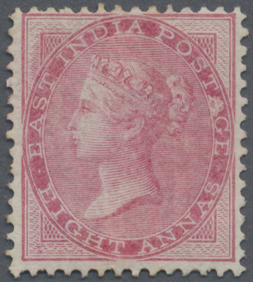 (*) Indien: 1856-64 QV 8a. Pale Carmine, Unused Without Gum, Fresh And Fine. (SG £1200) - Other & Unclassified