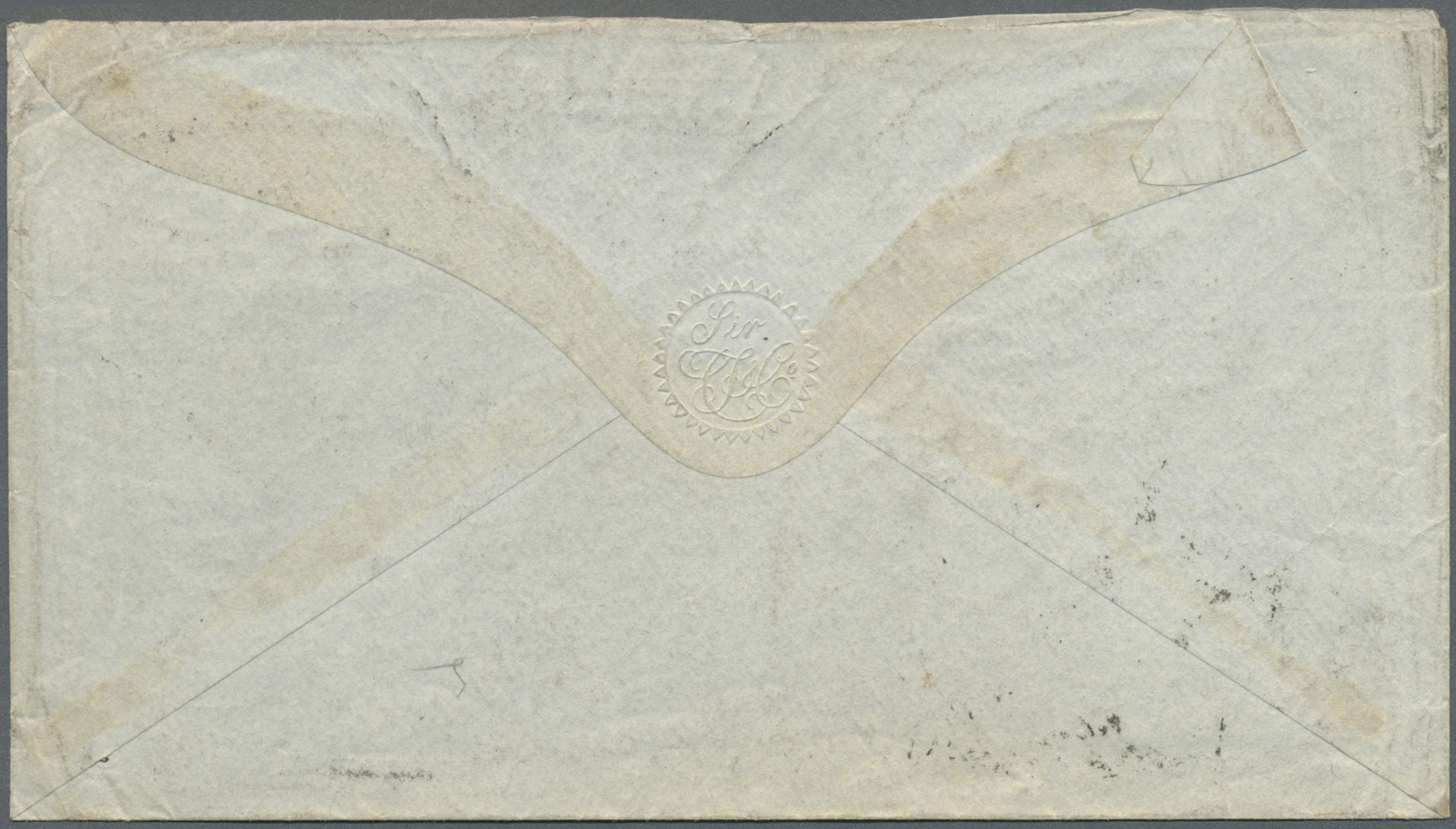 Br Indien: 1862-72 Bombay Forwarder: Three Forwarded Covers From Bombay To Europe, With 1) 1862 Stampless Letter To Fran - Other & Unclassified