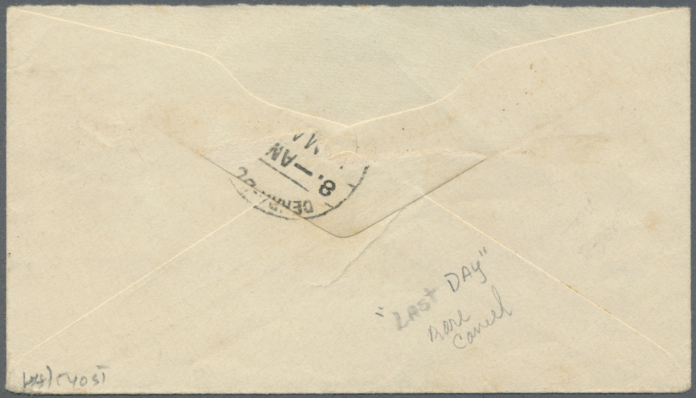 GA Indien - Used Abroad: ADEN-DTHALI 1907 (March 14): India P/s Envelope ½a. Used AT THE LAST DAY Of The Sub-office DTHA - Other & Unclassified