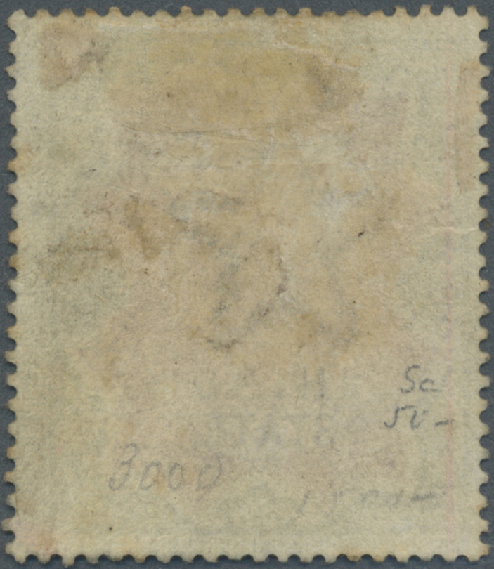 O Indien - Konventionalstaaten: JIND 1886-99: QV 3r. Brown And Green, Used And Cancelled By Numeral "1" In Small Diamond - Other & Unclassified