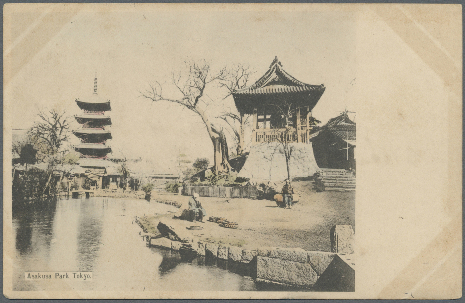 Br Japan: 1903. Picture Post Card Of 'Asakusa Park, Tokyo' Addressed To Manila Bearing Yvert 99, 4s Rosine Tied By Sanno - Autres & Non Classés