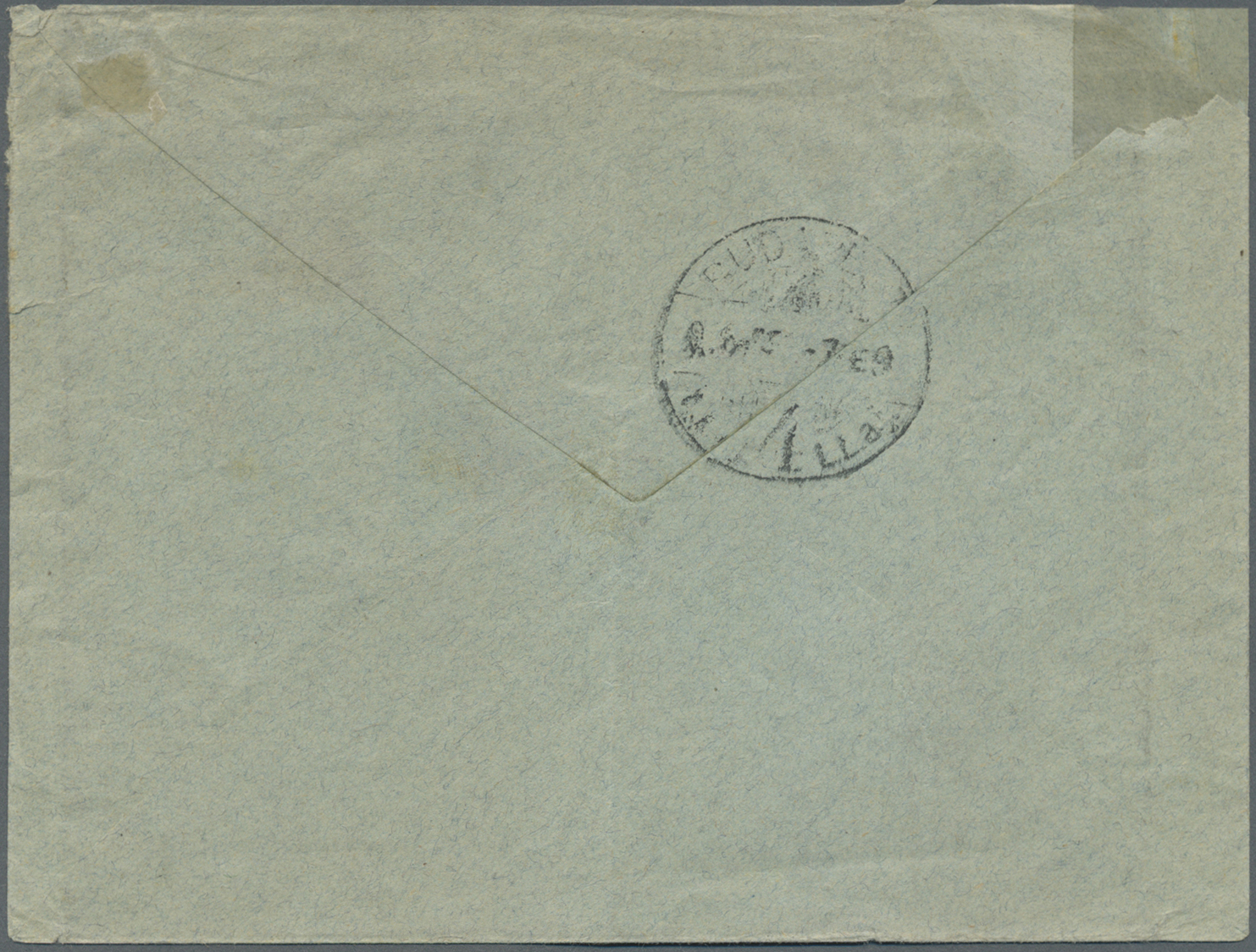 Br Japanische Post In Korea: 1903. Registered Envelope (small Faults/stains) Written From 'P. De Kerberg, Seoul, Korea' - Military Service Stamps