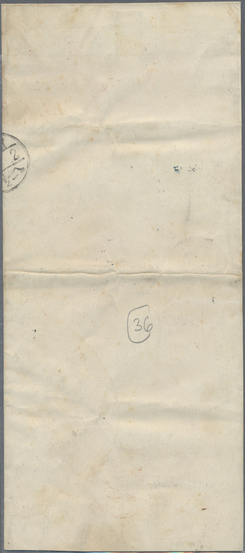 Br Lagerpost Tsingtau: Kurume, 1916, Money Letter Envelope Insured For 25 Yen Pmkd. "Kobe Sannomiya 5.6.1 (June 1, 1916" - Chine (bureaux)