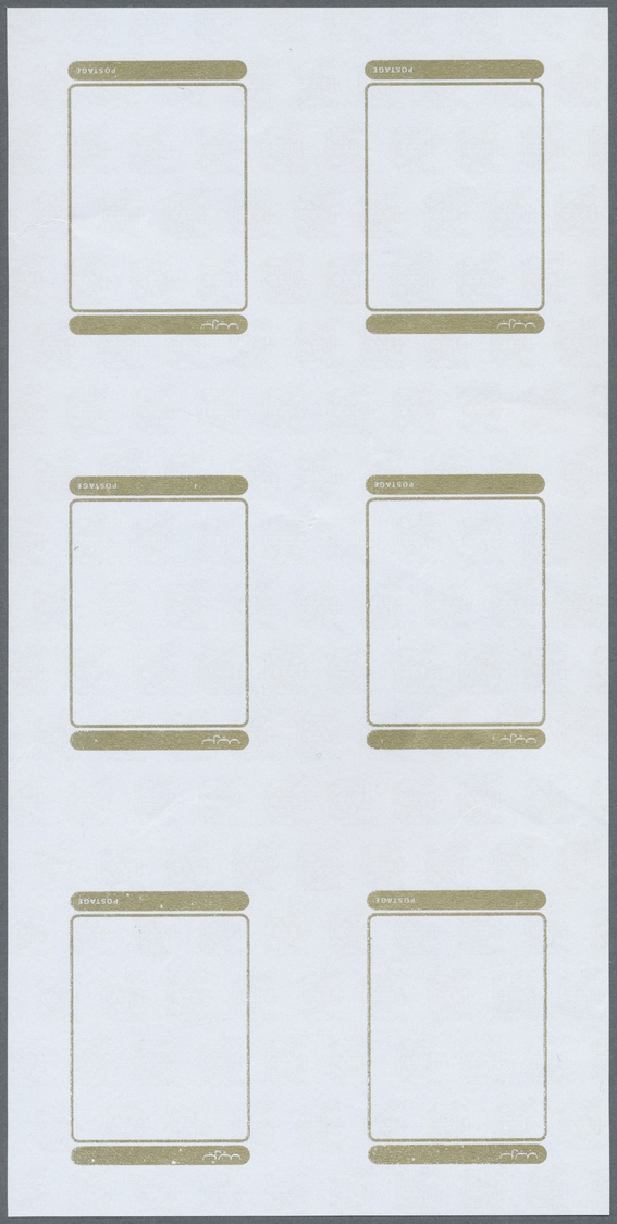 ** Japan - Besonderheiten: 1970, Fujeira. Collective, Progressive Proof (2 Phases) In Blocks Of 6 For The Postage Values - Autres & Non Classés