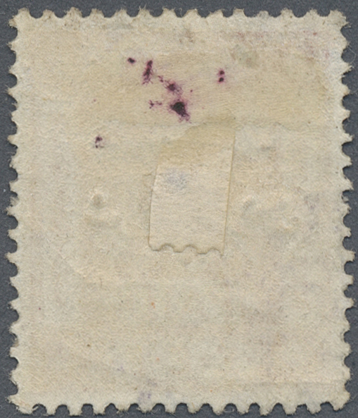 O Jordanien: 1922, 5/10 P. On 5 M. Orange Light Cancelled, Showing Overprint In Violet, Fine, Michel Catalogue Unpriced, - Jordan