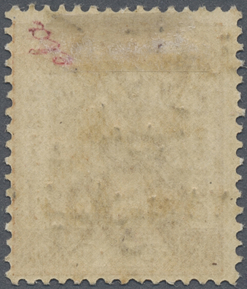* Jordanien: 1923, 5/10 P. On 3 M. Brown Both Overprints In Black, A Scarce Variety, Mint Hinged, Fine, Signed Ela, Mich - Jordan