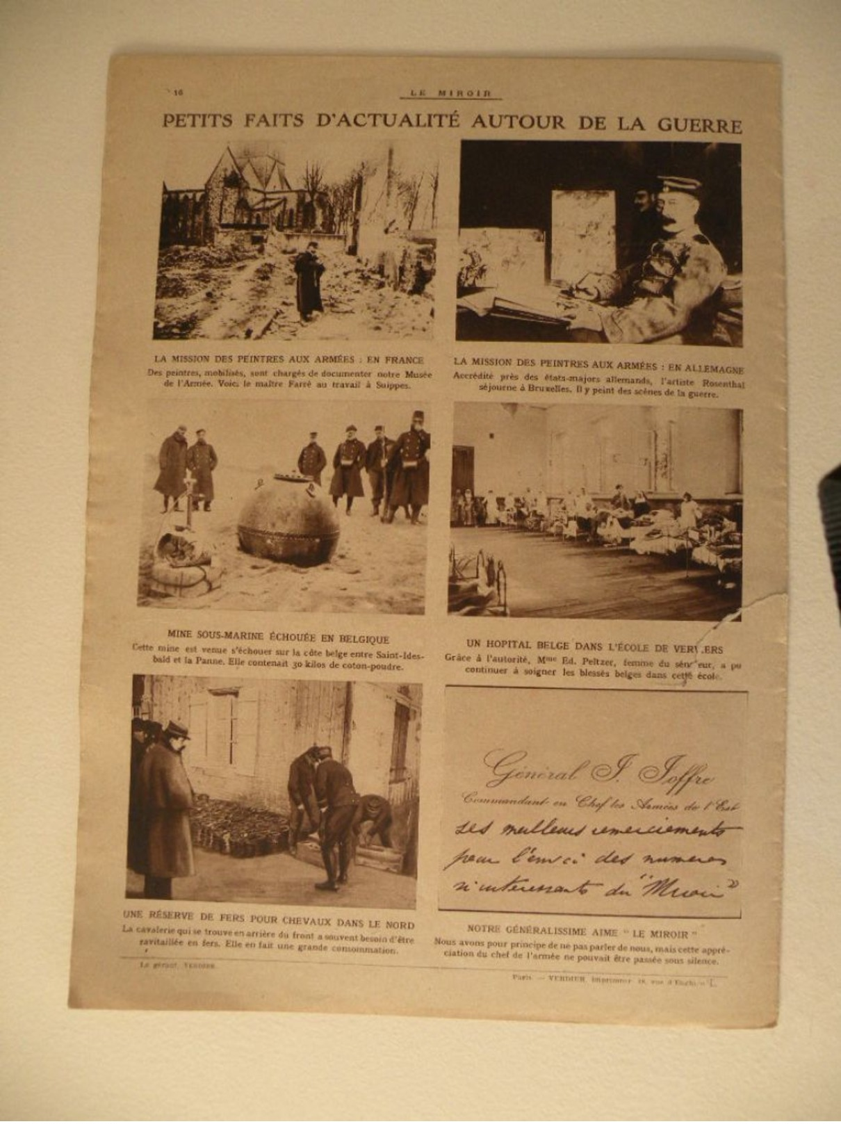 Le Miroir,la Guerre 1914/1918 > Journal n°63 > 7/2/1915,Général Von Kluck,Atrocités Autrichiennes en Serbie