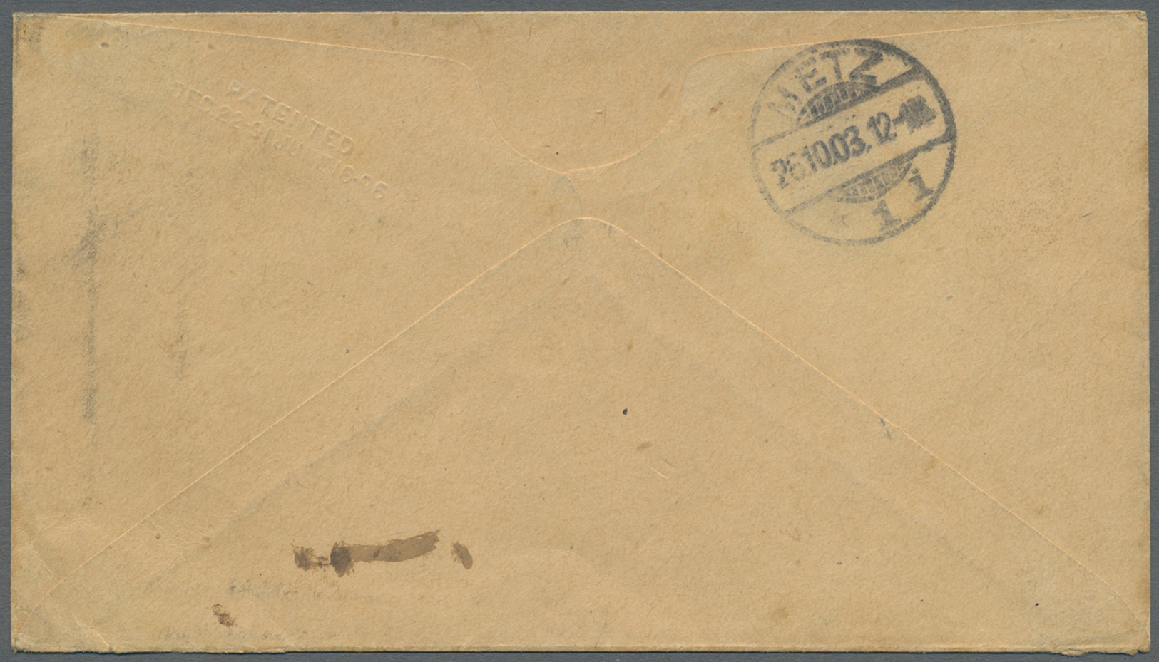 Br Korea: 1901, 2 Ch./25 P. Cursive Style Tied "SEOUL 20 SEPT 3" To Unsealed Printed Matter Envelope To Metz/Germany W. - Korea (...-1945)