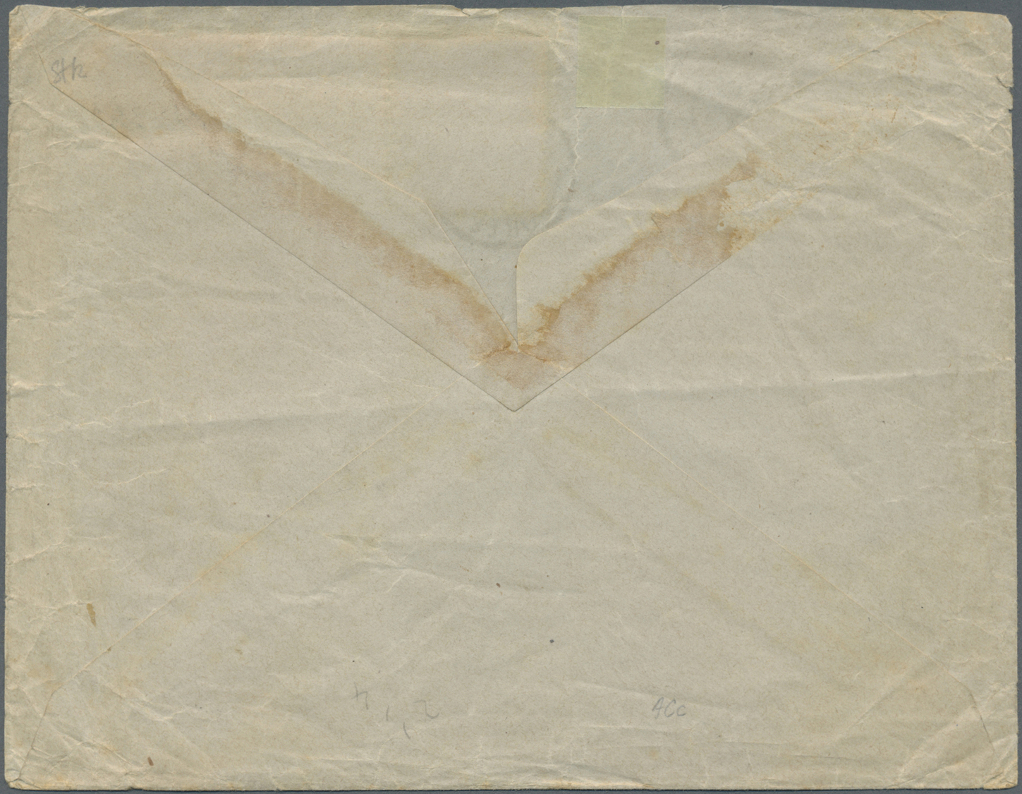 Br Korea: 1903. Envelope (small Fault/part Of Backflap Missing) Addressed To France Bearing SG 27a, 4s Carmine (pair) An - Corée (...-1945)