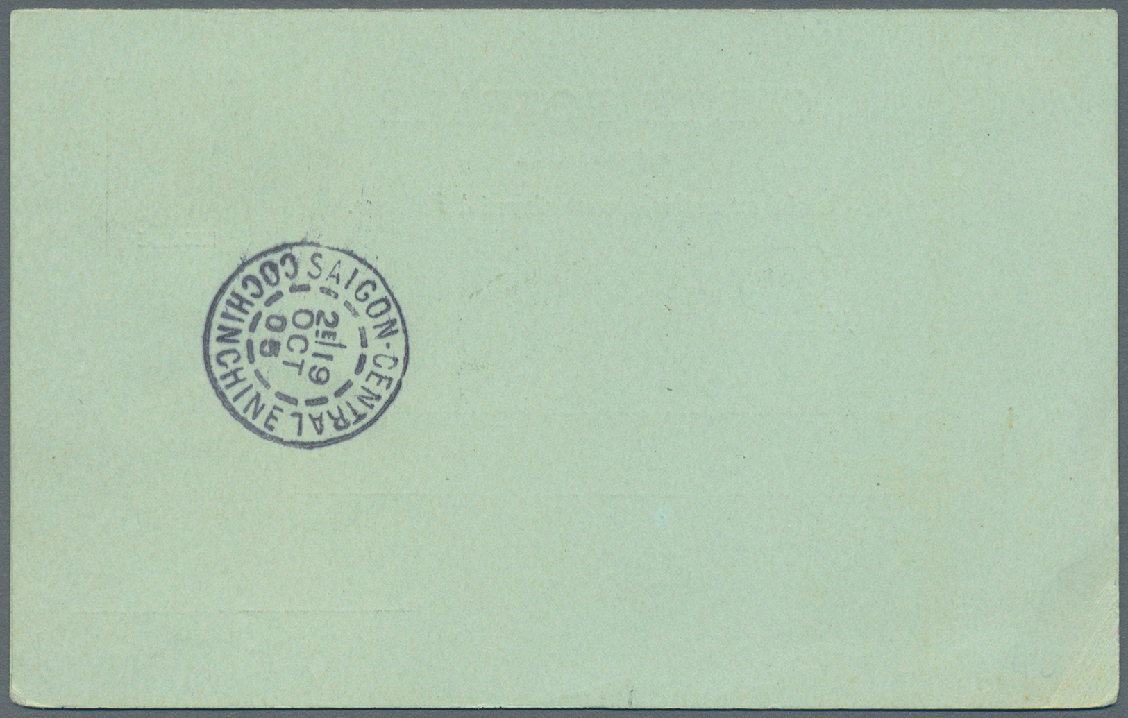 GA Laos: 1905, Used Indochina Postal Stationery Double Card (1892 Issue) From BASSAC, LAOS To Rennes, France Cancelled B - Laos