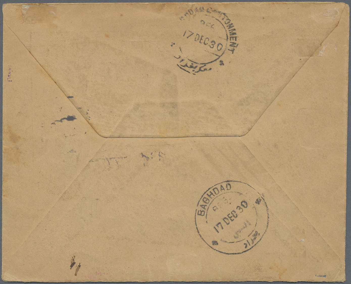 Br Libanon: 1929, Airmails 15pi. On 25pi. "Small Cipher 15" In Combination With 1928 15pi. On 25pi. Type II, On Register - Lebanon