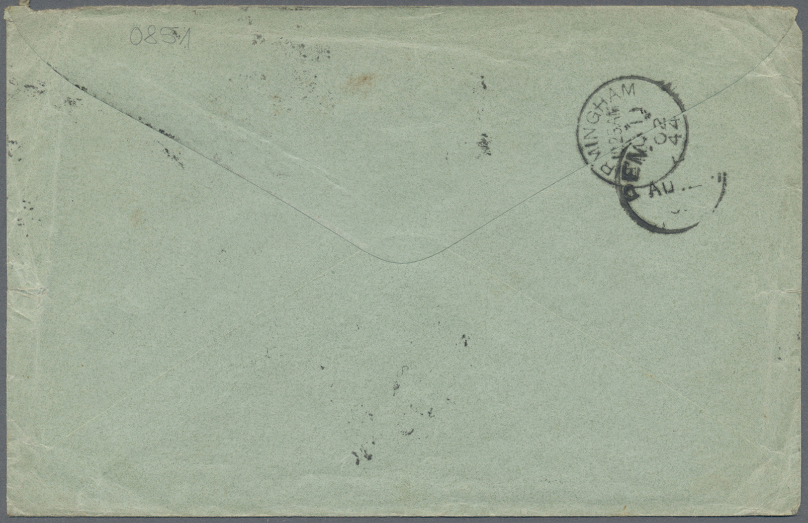 Br Malaiische Staaten - Straits Settlements: 1872, 4 C Carmine (issued 1899) On Printed-envelope "C.A.Ribero&Co." Sent W - Straits Settlements