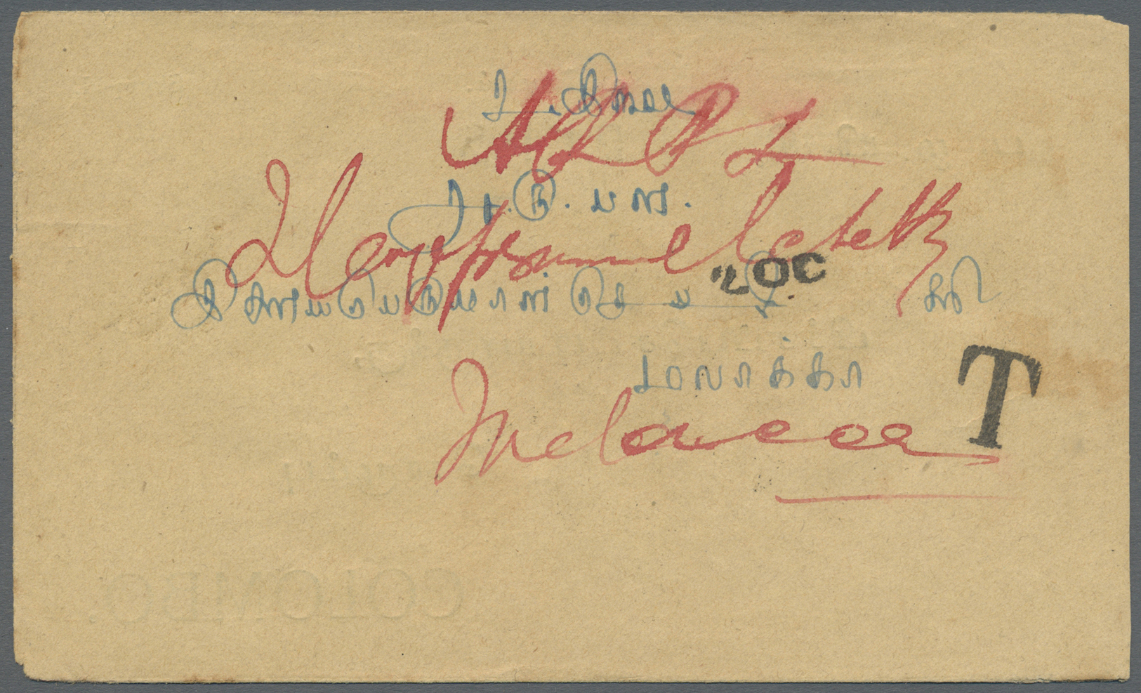 Br Malaiische Staaten - Straits Settlements - Portomarken: 1924-1936, small group of 14 taxed covers from India to Malac