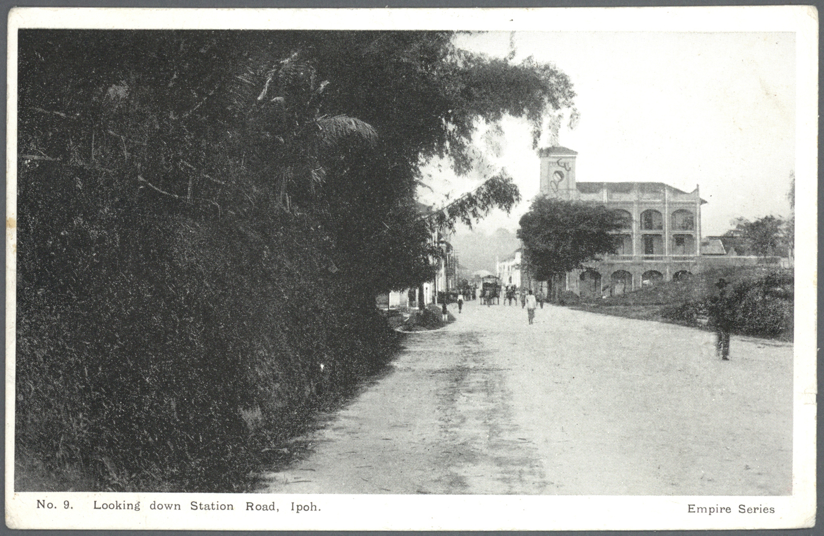 Malaiischer Staatenbund: 1913, 3c. Carmine On Ppc "Station Road, Ipoh", Oblit. "KAMPAR 12 DE 1913" And Addressed To Zuri - Federated Malay States