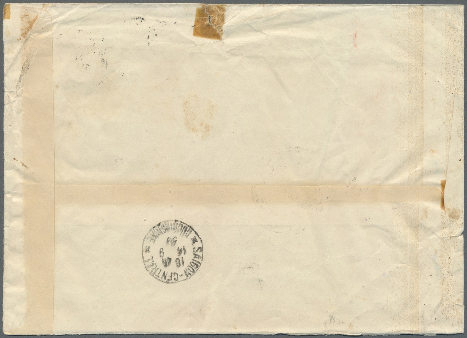Br Malaiische Staaten - Perak: 1939. Envelope Addressed To Indo-China Headed 'Printed Matter Only' Bearing Perak SG 104, - Perak