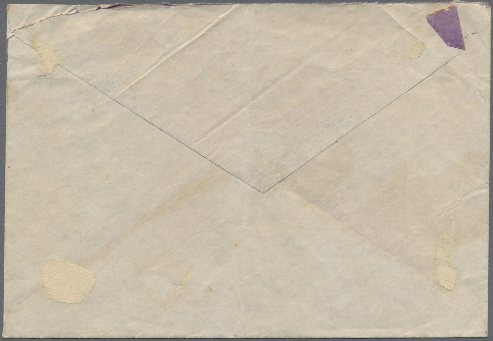 Br Mandschuko (Manchuko): 1927. Envelope (vertical Fold, Creased) Headed 'Catholic Mission/ Tsitsikar/ (ManchouKuo)' Add - 1932-45 Mandchourie (Mandchoukouo)